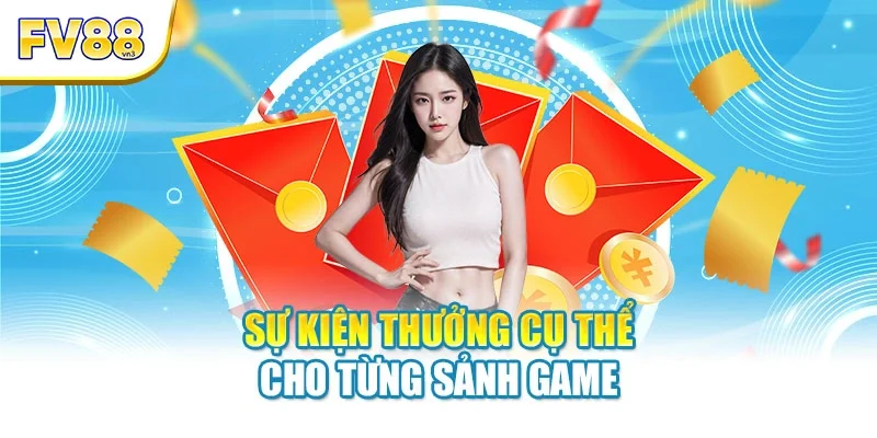 su kien thuong cu the cho tung sanh game Sự kiện thưởng cụ thể cho từng sảnh game